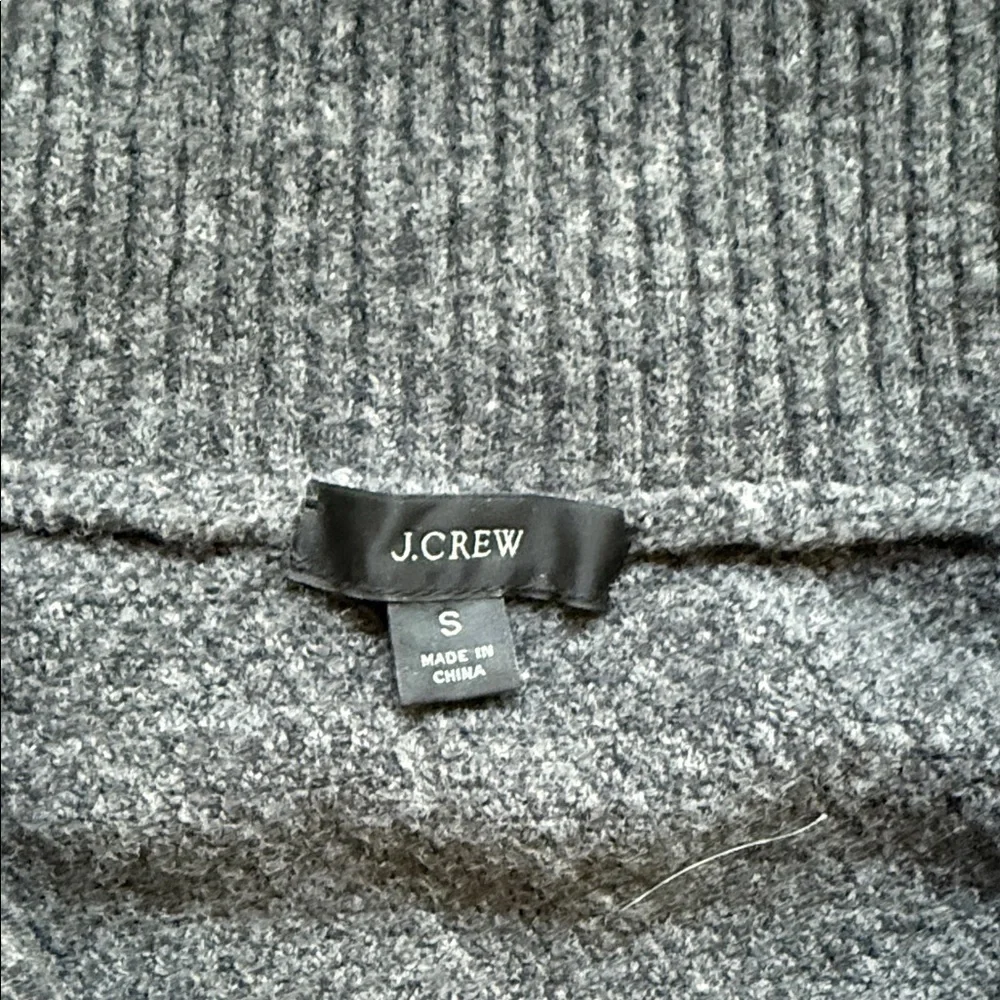J. Crew Heather Gray Knit Pullover